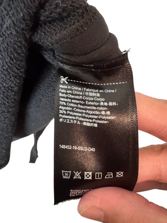 Scotch&Soda Club Momade black sleeveless top with self-tie straps size L - Picture 7 of 7